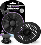 ShowerShroom Ultra Matte Black Hair Catcher, Stainless Steel Drain Protector by TubShroom
