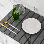 Large Stone Drying Mat for Kitchen Counter, Quick Drying Mat, Glasses and - Image 5
