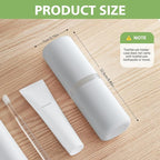 Travel Toothbrush Case, Portable Tooth Brush Holder and Toothpaste Cover - Image 7