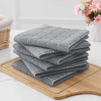 Homaxy 100% Cotton Terry Kitchen Dish Cloths, Ultra Soft and Absorbent Dish - Image 8