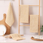 Homaxy 100% Cotton Terry Kitchen Towels, Checkered Designed, Soft and Super - Image 6