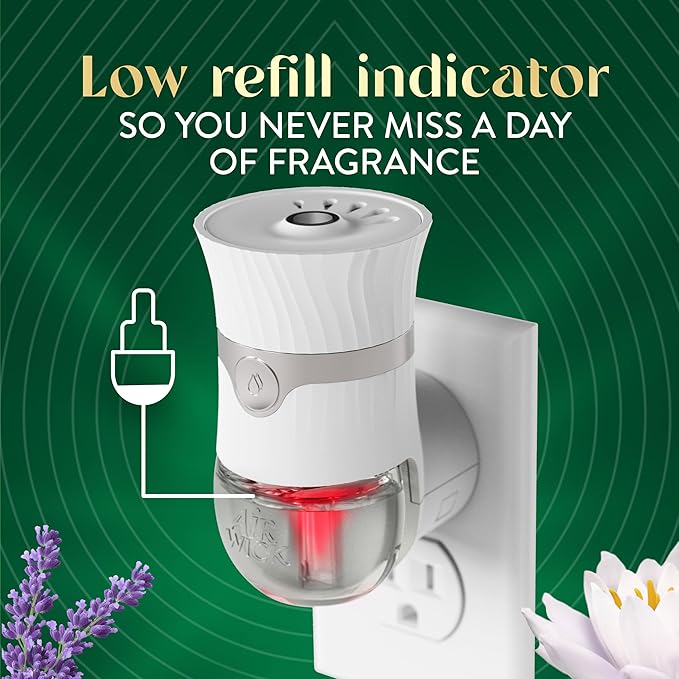 Air Wick Plug in Scented Oil Refill, Lavender & Waterlily, Air Freshener - Image 10
