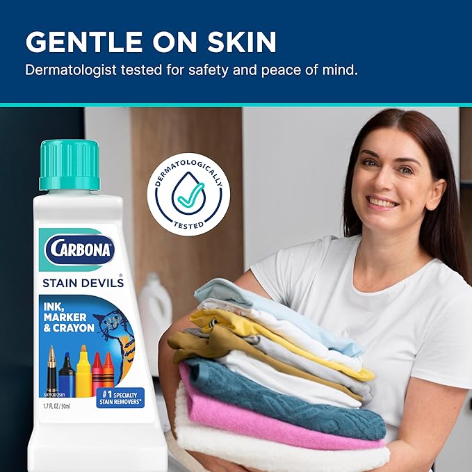 Carbona Stain Devils® #3 | Ink, Marker & Crayon | Professional Strength Laundry - Image 5