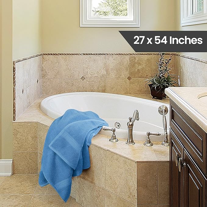 Utopia Towels 4 Pack Premium Bath Towels Set, 27 by 54 Inches, 100% Ring Spun - Image 2