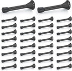 Ravinte Door Stoppers, 36 Pack Black Spring Door Stops by Ravinte