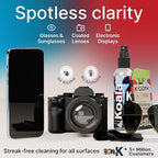 Koala Eyeglass Lens Cleaner Spray Kit | 8oz + 2oz Glasses Cleaner Bottle + - Image 2