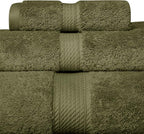 SUPERIOR Egyptian Cotton Pile 3 Piece Towel Set, Includes 1 Bath, 1 Hand - Image 4