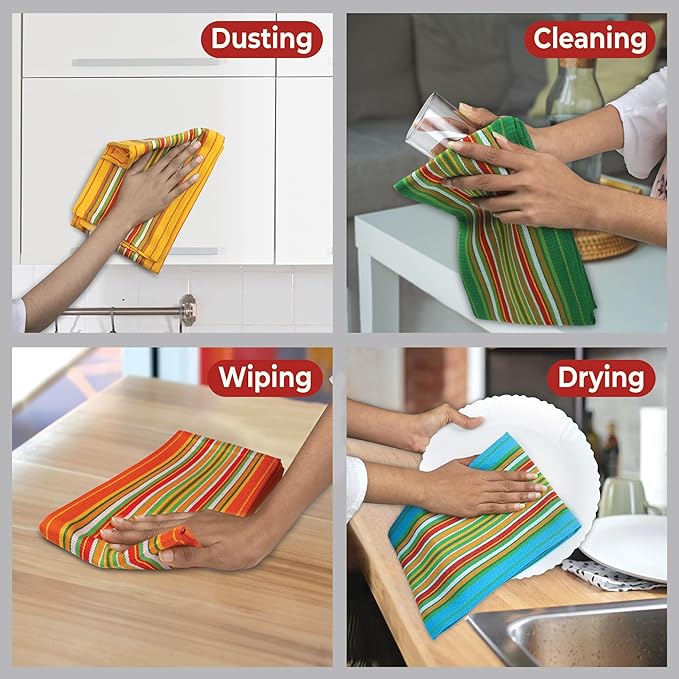 Urban Villa Kitchen Towels 100% Cotton Dish Towels - Image 2