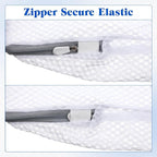 3Pcs 22" x 15" Mesh Hanging Laundry Bags - Image 5