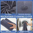 6 Pcs Extra Large Microfiber Cleaning Cloth Reusable Microfiber Towels Thick - Image 3