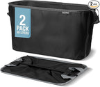 CleverMade Collapsible Laundry Basket 2 Pack – 60L Foldable Clothes Hamper by CleverMade