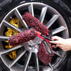 Metal Free Microfiber Wheel Brush Kit- Microfiber Angled Wheel Brush, Long - Image 2