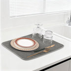 Dish Drying Mat, Microfiber Ultra-Absorbent Kitchen Counter Mat, Ideal Dish - Image 5