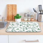 Zonon Dish Drying Mat for Kitchen Counter 16 x 24 Microfiber Absorbent Dish - Image 3