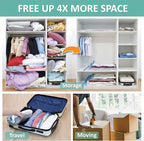 Cozy Essential Vacuum Storage Bags, Compression Space Saver Bags - Image 3