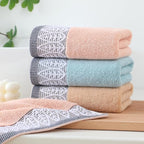 2 Pack Decorative Hand Towels, Leaf Design Cotton, Soft Absorbent Quick-Drying - Image 6