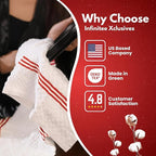Infinitee Xclusives Premium Kitchen Towels – Pack of 3, 100% Cotton |15 x 25| - Image 7