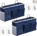 2pcs Large Wall Hanging Storage Bag, Door Closet Linen Fabric Pockets Organizer by HZZTYBRNY