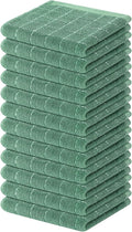 Mordimy 100% Cotton Terry Cloth Dish Cloths, Soft and Absorbent Checkered Dish by Mordimy