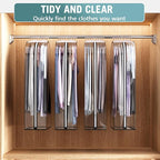 Clear Garment Bags for Hanging Clothes 10” Gusseted, Suit Bags for Closet - Image 6