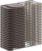 Flash Furniture Hercules Series Plastic Folding Chair - Brown - 4 Pack 650LB Weight Capacity Comfortable Event Chair-Lightweight Folding Chair - Image 17