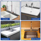 Sink Splash Guard Stone PNLLDDCN Non-Slip Diatom Mud Behind Faucet Mat - Image 7
