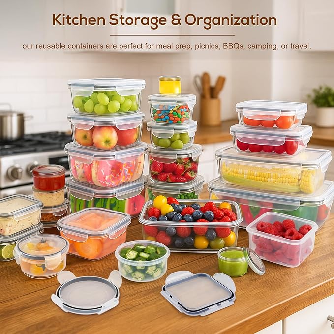 50 PCS Thicker Food Storage Containers - Image 4
