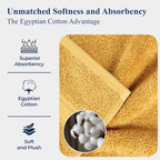 Superior Egyptian Cotton Pile Bath Towels, Ultra Soft Luxury Towel, Thick Plush - Image 9