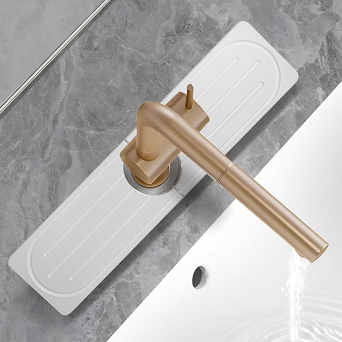 Stone Faucet Mat for Kitchen Sink, Diatomite Fast Drying Absorb Moisture Tray by Unknown