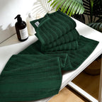 Jacquotha 4-Pack Hand Towels Ribbed – Kitchen & Bathroom Premium Cotton Towels - Image 2