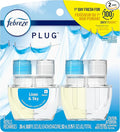 Febreze Plug In, Air Freshener, Scented Oil Refill, Linen & Sky, 0.87 Fl Oz by Febreze