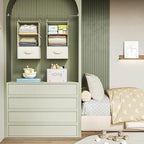 Vailando 3-Shelf Hanging Closet Organizer, Baby Clothes Storage and Organization - Image 2