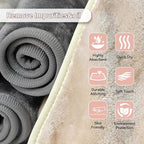 Nugilla Makeup Remover Cloths, 8 Packs Makeup Remover Towels Reusable Face Wash - Image 3