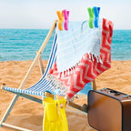 Large Beach Towel Clips for Beach Chairs, Jumbo Size Heavy Duty Clothes Pins - Image 4