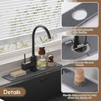 Faucet Mat for Kitchen Sink, Diatomite Quick Drying Tray, 20 Inch Kitchen Sink - Image 4