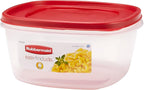 Rubbermaid Easy Find Lids Food Storage Container, 14 Cup, Racer Red - Image 6