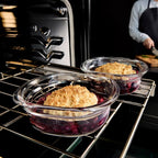 Rubbermaid Brilliance® Glass Round Leak-Proof 6-Piece Set Food Storage - Image 3