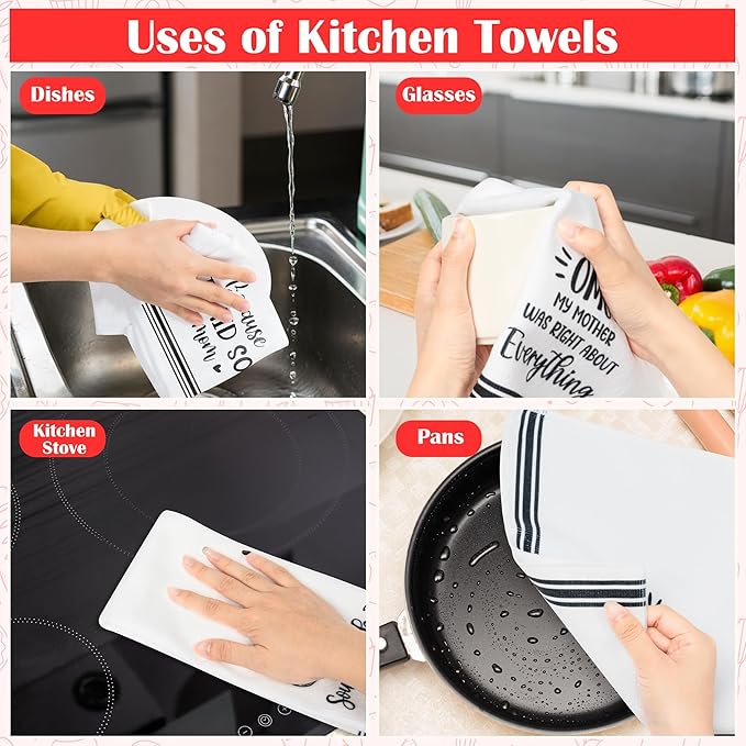 R HORSE Funny Kitchen Dish Towels - Image 6