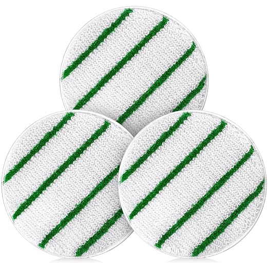 Tioncy 3 Pcs 17 Inches Synthetic Carpet Bonnet Scrubber Brush Carpet Bonnets by Tioncy