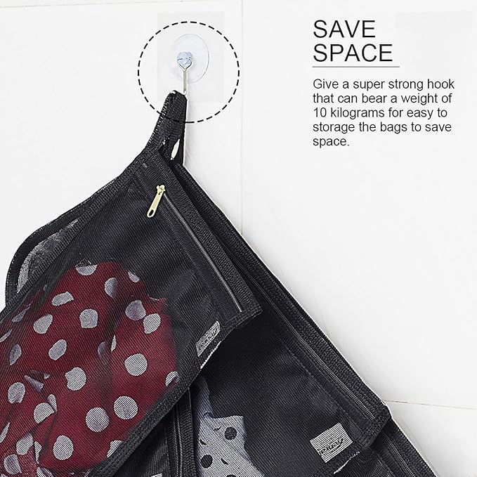 TENRAI Delicates Laundry Bags, Bra Fine Mesh Wash Bag - Image 4