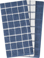 Ritz Premium 100% Cotton Terry Check Kitchen Dish Towels - Image 2