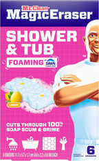 Mr. Clean Magic Eraser Sponge, Tub Cleaner, Soap Scum Remover, Bathroom - Image 12