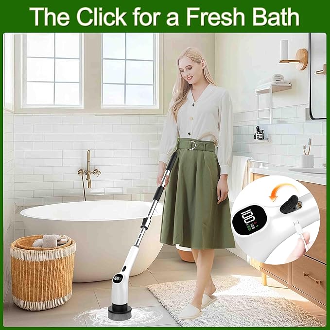 Electric Spin Scrubber, Shower Scrubber - Image 3