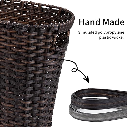 GRANNY SAYS Wicker Trash Can, Bathroom Trash Can - Image 5