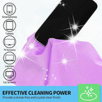 HOMERHYME Microfiber Cleaning Cloth, 12 Pack Window Glasses Cleaning Cloth - Image 4