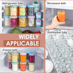 DRKIO 12 Pack Glass Baby Food Storage Containers - 8 Oz Baby Food Jars - Image 6