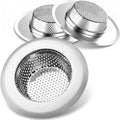 Helect 3-Pack Kitchen Sink Strainer, Stainless Steel Drain Filter by Helect