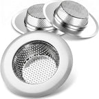 Helect 3-Pack Kitchen Sink Strainer, Stainless Steel Drain Filter by Helect