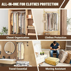 Garment Bags for Hanging Clothes 40” Long, Ultra Clear Suit Bags for Closet - Image 5