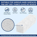 2 Pack Pumice Stone for Toilet Cleaning, Extra Long Handle for Removing Bowl - Image 6